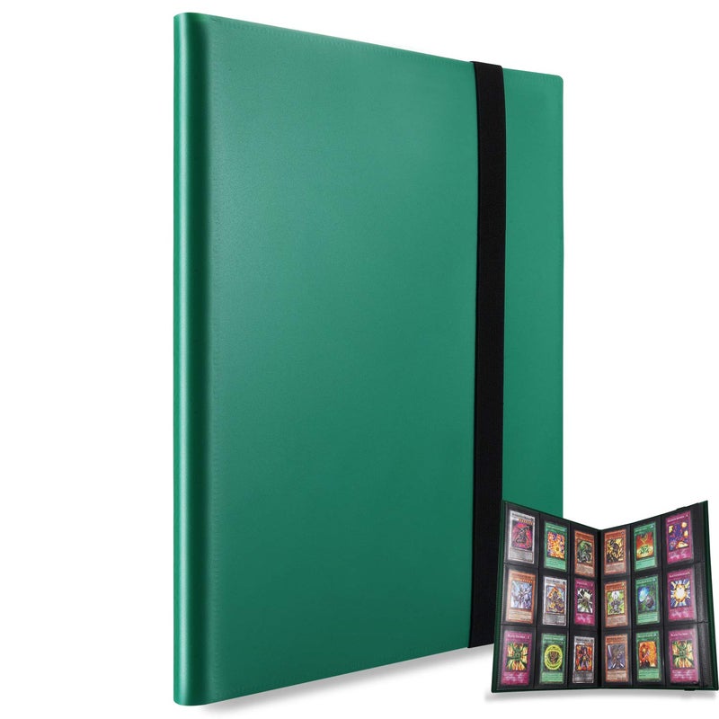 AITIME 360 Pockets Trading Card Binder Album  AITIME Side Loading PP Pockets Sleeves  Cards and Coupons Protector Storage Book - Image 1